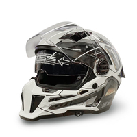 Casque de moto intégral ZOOMLON certifié DOT avec double visière, coque en ABS, fermeture rapide pour une conduite sécurisée