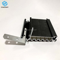 Panneau d'affichage à LED Profil en aluminium Bannière lumineuse latérale Plexiglas ou PVC Cadre de boîte à lumière intérieure et extérieure