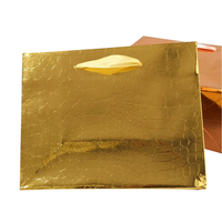 Sac en papier gaufré brillant, 3d, 255G, pour cartes dorées et argentées, coloré, pour vêtements, shopping, pochette en papier spéciale