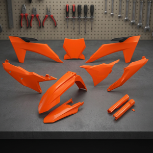 Kit di plastica pieno di 127 arancione per KTM SX 300 accessori per moto a 2024 2023 - Product Image 2