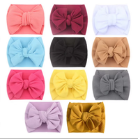 Nœud Souple Créatif de 19,5 cm pour Enfants d'Europe et d'Amérique, Accessoires Cheveux Bébé Nouveau-né Bandeaux pour Bébés