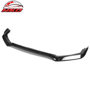 Lèvre de pare-chocs avant compatible avec Honda Civic 2019-2021 style IKON V2, impression fibre de carbone, PP, pièces auto de haute qualité, kit carrosserie - Product Image 5