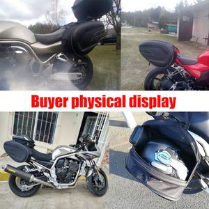 Sacs de voyage pour casques, sacoches de moto, sacs suspendus pour équipement de moto avec housse de pluie et accessoires inclus - Product Image 3