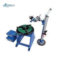 Table de soudage rotative automatique AWP 30 kg, positionneur de soudage pneumatique ACRROS avec oscillateur, support de torche et mandrin 200 mm