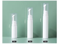 Flacon pompe airless à bille roulante 5ml 10ml 15ml Blanc nacré – Contenant airless pour soins de la peau, baume à lèvres, sérum pour les yeux, crème