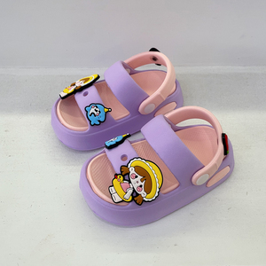 Nouvelle collection 2025 : Sandales de princesse pour filles avec nœud, sabots d'été pour enfants, pantoufles inspirées des dessins animés, vente en gros - Product Image 4