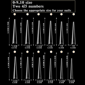 120 <span class=keywords><strong>Uñas</strong></span> <span class=keywords><strong>Postizas</strong></span> de Estilo Stiletto 4XL, <span class=keywords><strong>Transparentes</strong></span>, Largas, Media Cobertura <span class=keywords><strong>para</strong></span> Mujeres y <span class=keywords><strong>Niñas</strong></span> - Product Image 3