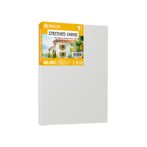 Lienzo estirado de 40X60CM, <span class=keywords><strong>lienzos</strong></span> de arte <span class=keywords><strong>en</strong></span> <span class=keywords><strong>blanco</strong></span> de 100% algodón <span class=keywords><strong>para</strong></span> <span class=keywords><strong>pintar</strong></span>, lienzo de pintura antifugas <span class=keywords><strong>para</strong></span> pintura al óleo y acrílica - Product Image 1