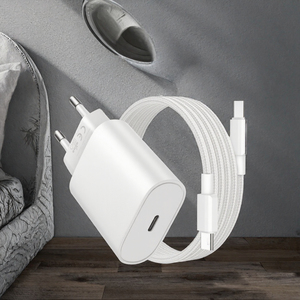 อะแดปเตอร์ชาร์จโทรศัพท์ USB-C 20W พร้อมสาย Type C สำหรับ iPhone Samsung Pixel แท็บเล็ต นาฬิกา สายรัดข้อมือ พาวเวอร์แบงค์ อะแดปเตอร์สำหรับเดินทาง - Product Image 3