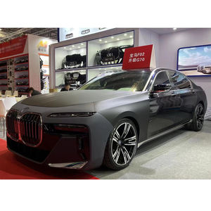Pour <span class=keywords><strong>BMW</strong></span> Série 7 ancien modèle remanié nouveau F02 2009-2015 kit carrosserie de style G70 2024 remanié avec pare-chocs de jupe latérale. - Product Image 2