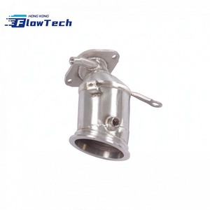 Tuyau d'échappement haute performance en acier inoxydable T304 pour Toyota GR Yaris 1.6T avec finition brossée - Product Image 1