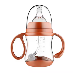 <span class=keywords><strong>Biberon</strong></span> personnalisé en PP de 300 ml/150 ml à col large, réutilisable, motif animal de dessin animé, tétine à débit, qualité alimentaire, 8 oz pour bébés de 0 à 12 mois - Product Image 1