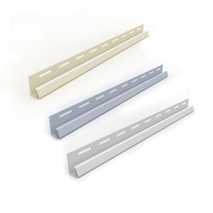 Strisce di forma di J del PVC degli accessori del pannello di <span class=keywords><strong>rivestimento</strong></span> del PVC della parete del <span class=keywords><strong>rivestimento</strong></span> esterno di colore su ordinazione - Product Image 1