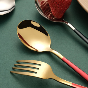 Đồ Dùng Bằng Bạc Nhiều Màu Bằng Kim Loại Cầm Tay Hàn Quốc Kèm Hộp Bộ Dao Kéo Du Lịch Cắm Trại Dã Ngoại Ngoài Trời Bằng Thép Không Gỉ 304 - Product Image 6