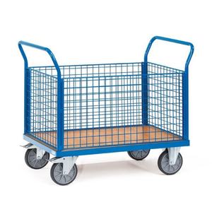 गोदाम डिजाइन ओम आपूर्तिकर्ता के लिए भारी शुल्क धातु स्टील लॉजिस्टिक ट्रॉली - Product Image 1
