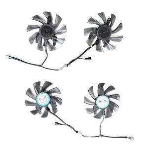 Ventilador de Refrigeración Original Nuevo de 85MM, 4 Pines, DC 12V 0.5A, T129215BU, Compatible con Sapphire HP <span class=keywords><strong>OMEN</strong></span> PC RTX <span class=keywords><strong>3070</strong></span> GPU - Product Image 1