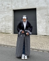 2024 nouvelle mode moyen-orient dubaï palestinien Abaya robe vente chaude broderie mode femmes musulmanes ouvert Abayas