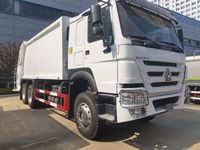 Camion à ordures compacteur diesel manuel Sinotruck HOWO 20CBM 6x4 avec boîte de vitesses SINOTRUK et moteur 340PS