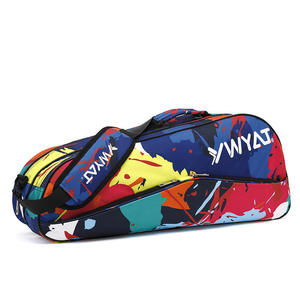 Bolsa Deportiva Impermeable Personalizada de Lona para Raquetas con Compartimento para Pickleball, Bádminton y Tenis, Mochila con Compartimento para Zapatos - Product Image 1