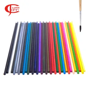 Lápis de cor solúvel em água, logotipo personalizado de alta qualidade, cor, chumbo, preço baixo, cor da água, chumbo em massa