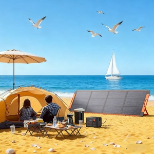 Alecter Solar APH-FB45 Panneau Solaire Monocristallin Pliable Certifié 200W Haute Efficacité 32 Cellules Noir - Product Image 6