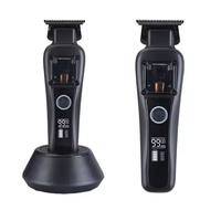 Ensemble professionnel de tondeuses à cheveux sans fil, moteur vectoriel 9500 tr/min, lame DLC, tondeuse à cheveux pour hommes