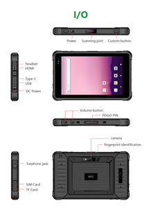 Máy tính bảng cầm tay gia cố chống nước Android 8 inch - Product Image 3