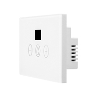 Interrupteurs intelligents pour chauffe-eau Tuya avec capteur tactile, minuterie numérique, interrupteur intelligent pour chauffe-eau WiFi, compatible avec Alexa et Google Home