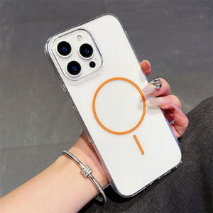 Custodia per telefono magnetica semplice Slim PC <span class=keywords><strong>trasparente</strong></span> per ricarica Wireless per <span class=keywords><strong>iPhone</strong></span> 16 <span class=keywords><strong>Plus</strong></span> 15 <span class=keywords><strong>14</strong></span> 13 12 11 Pro Max <span class=keywords><strong>Cover</strong></span> rigida posteriore - Product Image 3