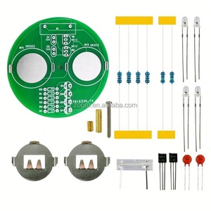 Kit de Práctica de Soldadura con LED Giratorio de Escritorio y Luces de Colores Intermitentes, Divertido Proyecto de Soldadura Electrónica DIY - Product Image 5