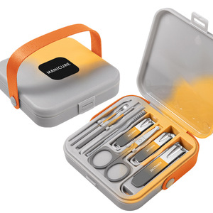German anti-splash nail clipper set, complete set of high-end household slanted nail clippers, beauty-specific manicure <b>tool</b> <b>box</b> - Product Image 3