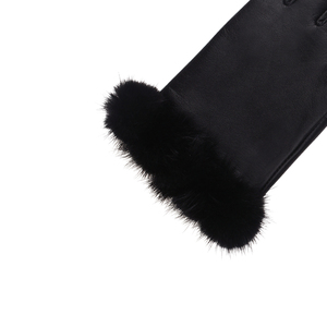 Dames De <span class=keywords><strong>Luxe</strong></span> <span class=keywords><strong>Hiver</strong></span> Chaud Gants En Cuir Femmes Gants - Product Image 4