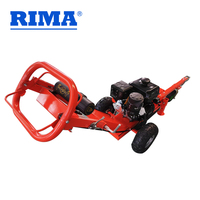 Mini meuleuse de trancheuse portable avec boîte de vitesses et roulement/moteur 15HP diamètre de lame de 300mm productivité élevée