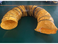 Tunnel de ventilation compressible en PVC de 500 mm (20 pouces) x 10 m pour usage industriel