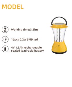 Năng Lượng Mặt Trời Đèn Lồng Với Dimmer Nút Cảm Ứng Với Năng Lượng Mặt Trời Bảng Điều Khiển Cắm Trại Năng Lượng Mặt Trời Đèn Lồng - Product Image 6