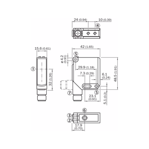 Nuevo y original | Sensores fotoeléctricos enfermos: | N W12. ° de pedido: 1053545 - Product Image 2