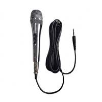 Mikrofon Kabel Dinamis - Desain Logam Plug and Play untuk Karaoke Rumah & Siaran Langsung