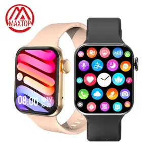 Maxtop ספורט כושר Tracker Smartwatch BT שיחה חכם שעון עמיד למים מגע חכם שעונים עבור אנדרואיד ומכשירי iphone