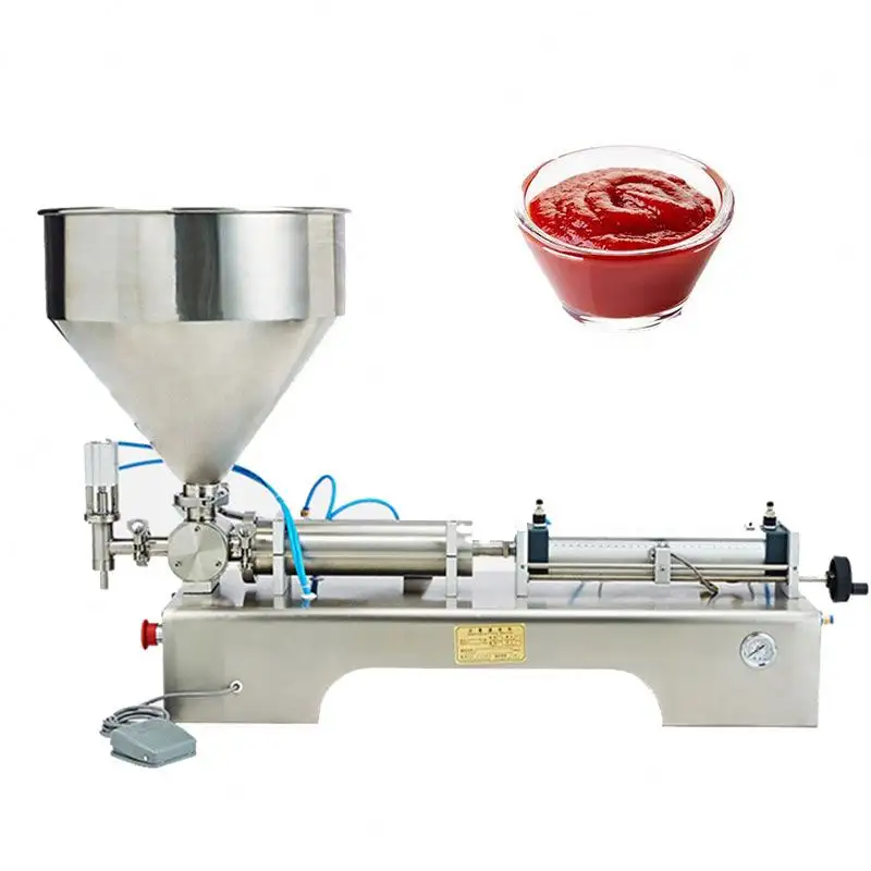 5-5000 ml halbautomatische horizontale pneumatische zwei-kopf-flüssigkeitsabfüllmaschine für milch getränke shampoo Öl wasser saft