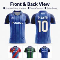 Tenues personnalisées pour académies de football : Maillots jeunes et adultes, kits d'équipe personnalisés pour plusieurs clubs canadiens, saison avec noms et numéros