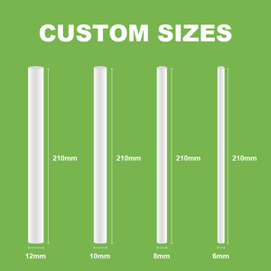 Biểu Tượng Tùy Chỉnh Màu Đen Giấy Ống Hút 6Mm 8Mm 10Mm 12Mm Cầu Vồng Màu Sắc Riêng Gói Mang Nhãn Hiệu Giấy Ống Hút - Product Image 2