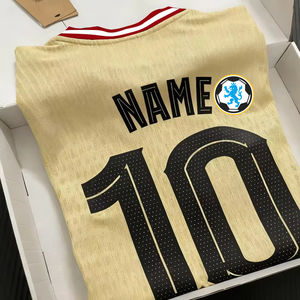 Camiseta de Fútbol para Hombre 2526, Resistente al Viento, con Estampado por Transferencia de Calor, 100% Poliéster, Manga Larga, Uniforme de Fútbol - Product Image 1