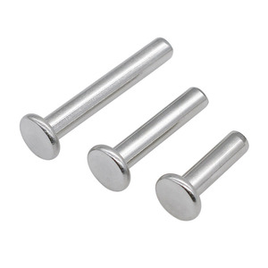 M2-M8 thép không gỉ 304 (A2) DIN 7338 một đầu phẳng đinh tán rắn - Product Image 2