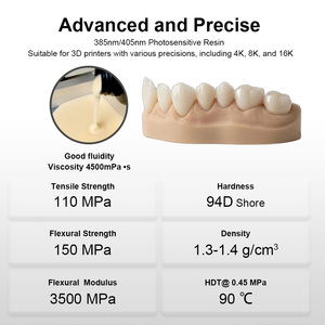 Resina Bio-Nano Ceramica Over-Crown per Corone e Ponti Dentali Stampati in 3D, Purezza 100%, Durata 36 Mesi - Product Image 2