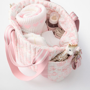 <span class=keywords><strong>Bolsa</strong></span> de pañales de <span class=keywords><strong>maternidad</strong></span> acolchada floral con correas ajustables <span class=keywords><strong>bolsa</strong></span> de cuidado de bebé <span class=keywords><strong>personalizada</strong></span> con cambiador y organizador para mamás - Product Image 3