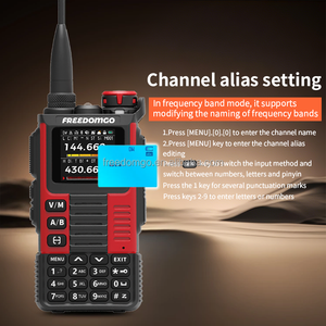 Wholesale Freedomgo FM-70PRO Portable <b>Walkie</b> <b>Talkie</b> 5W Dual Band UHF/VHF Long Range Handheld Two Way <b>Radio</b> Type-C Charging - Product Image 6
