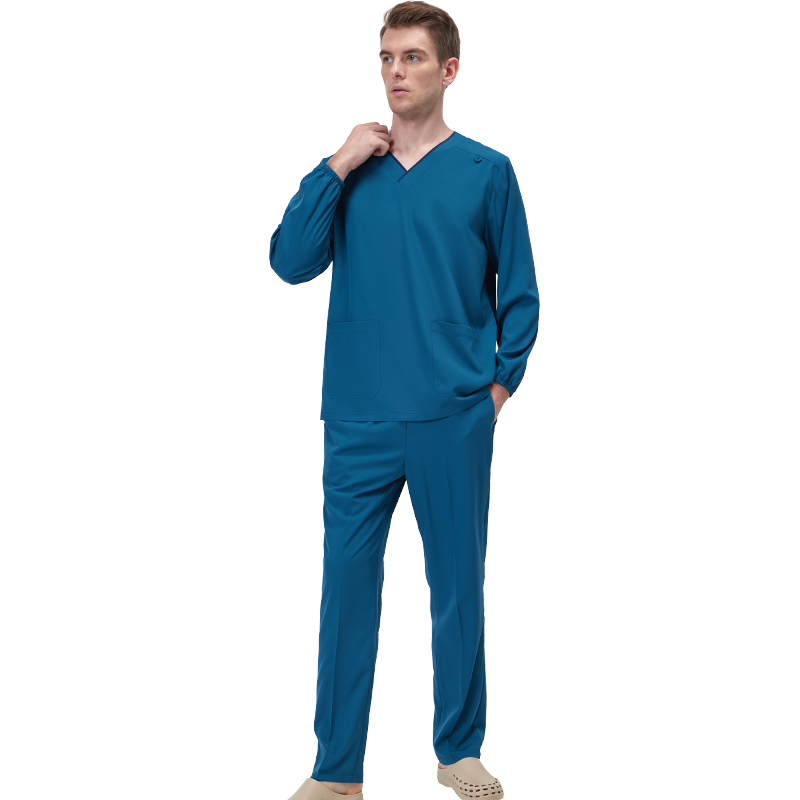 Homme Indigo Manches Longues
