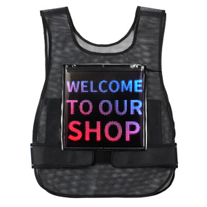 Chất lượng cao mặc vest <span class=keywords><strong>p37.5</strong></span> nhỏ Pixel pitch Màn hình LED cho quảng cáo LED vest di chuyển advtising Màn hình LED - Product Image 1