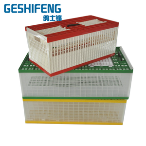 9 cages à oiseaux en plastique, <span class=keywords><strong>Cage</strong></span> de transport pour oiseaux, vente en gros, à bas prix - Product Image 2