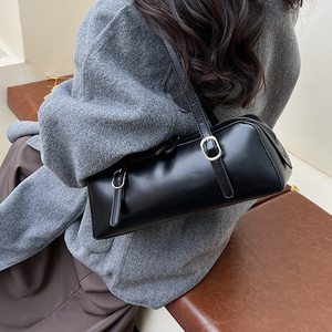 Nuevo Bolso de Hombro de Moda Vintage de Lujo para Mujer, Recomendado, con <span class=keywords><strong>Dos</strong></span> Correas y Cierre de Cremallera, Diseño Francés de Alta Calidad - Product Image 3